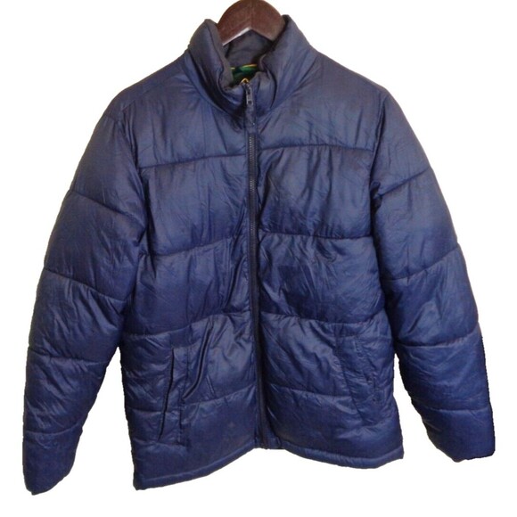 Old Navy Puffer Jacket Sz Small Mens Navy Blue Coat - Picture 1 of 5